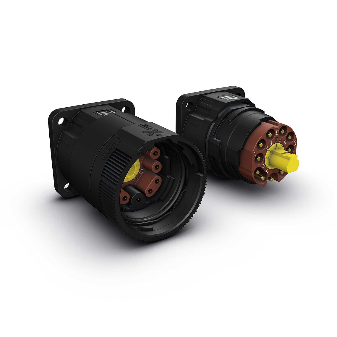 X-TEC-32 Steckeranbau gerade 6+PE+4 Kunststoff