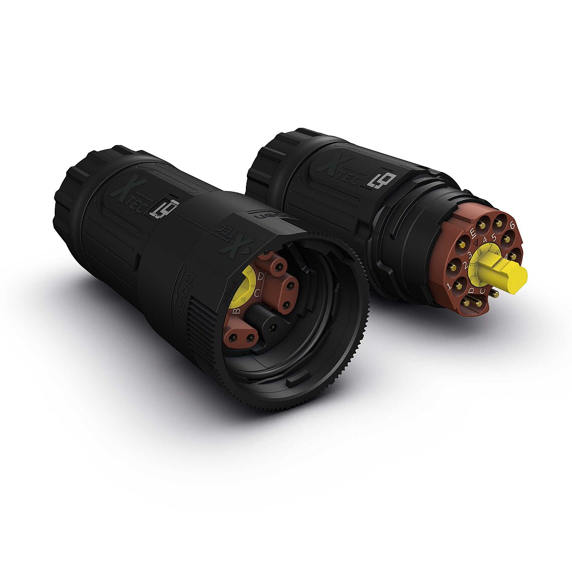 X-TEC-32 Leistungsstecker 6+PE+4 Kunststoff