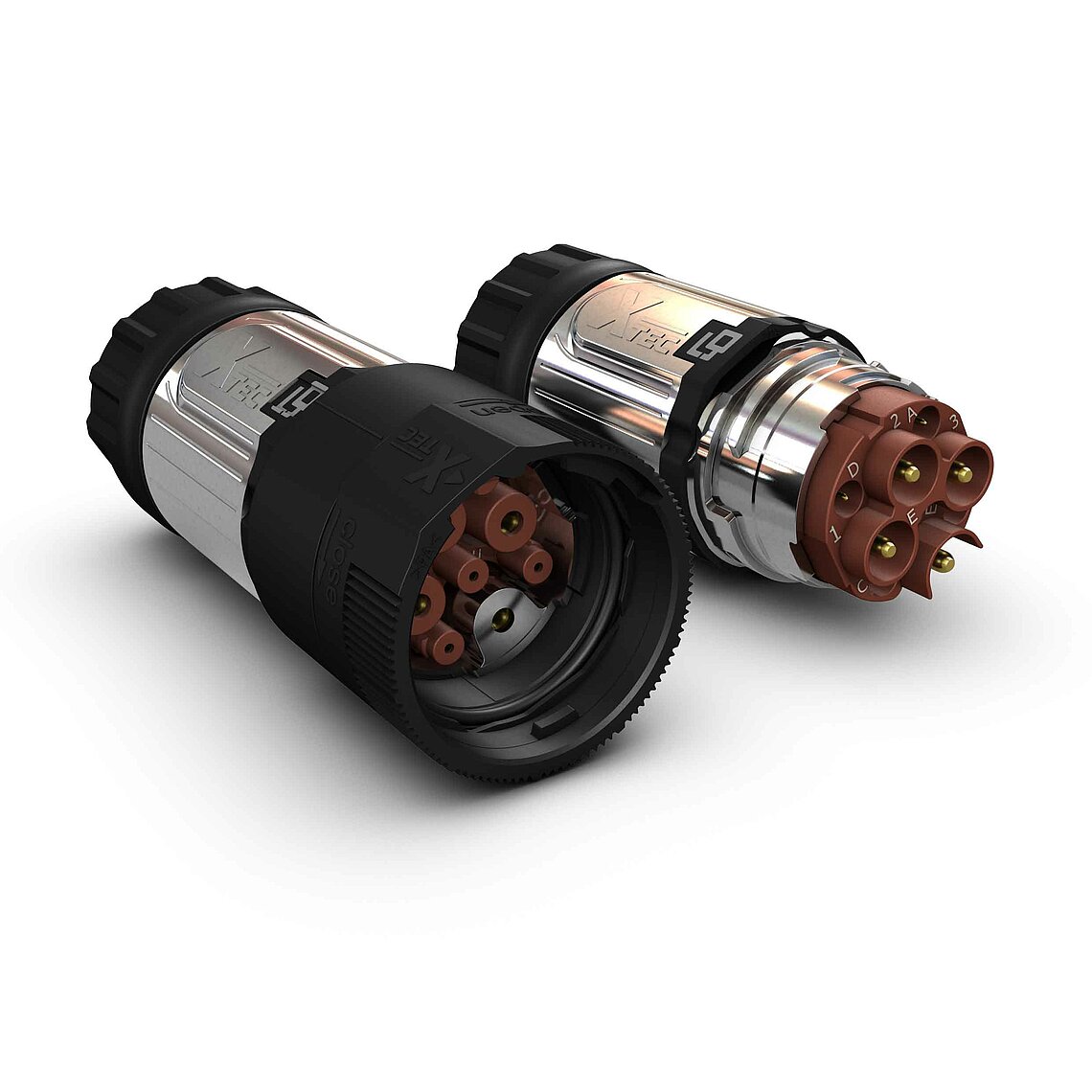 X-TEC-32 Leistungsstecker 3+PE+5 Metall