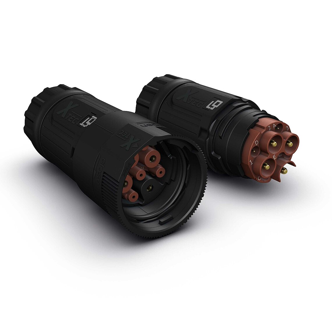 X-TEC-32 Leistungsstecker 3+PE+5 Kunststoff