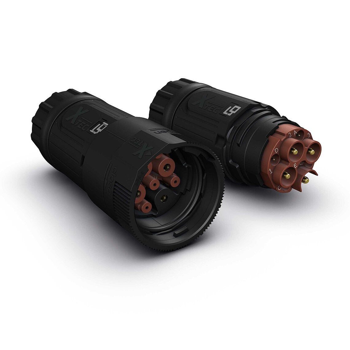 X-TEC-32 Leistungsstecker 3+PE+5 Kunststoff