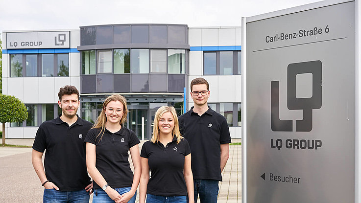 Azubis bei LQ Auszubildende bei der LQ Group